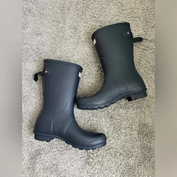 NWT Hunter Women's Original Back Adjustable Short Rain Boots - US 8 - Picture 9 of 16